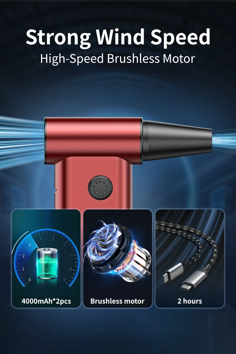Jet Turbo Fan, Cordless, Brushless, 3.0Ah - detail 8