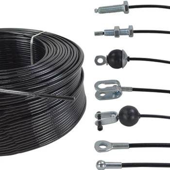 Cheap Gym Cables Custom Manufacture Steel cable with terminal fitness coated cable with connector