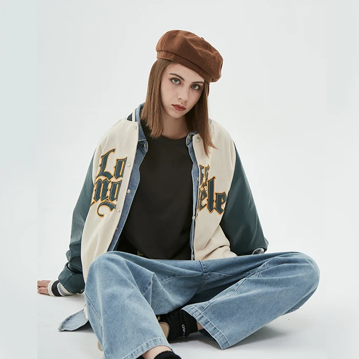 2024 autumn and winter student long-sleeved embroidered baseball uniform outer wear men's jackets_voghion.com