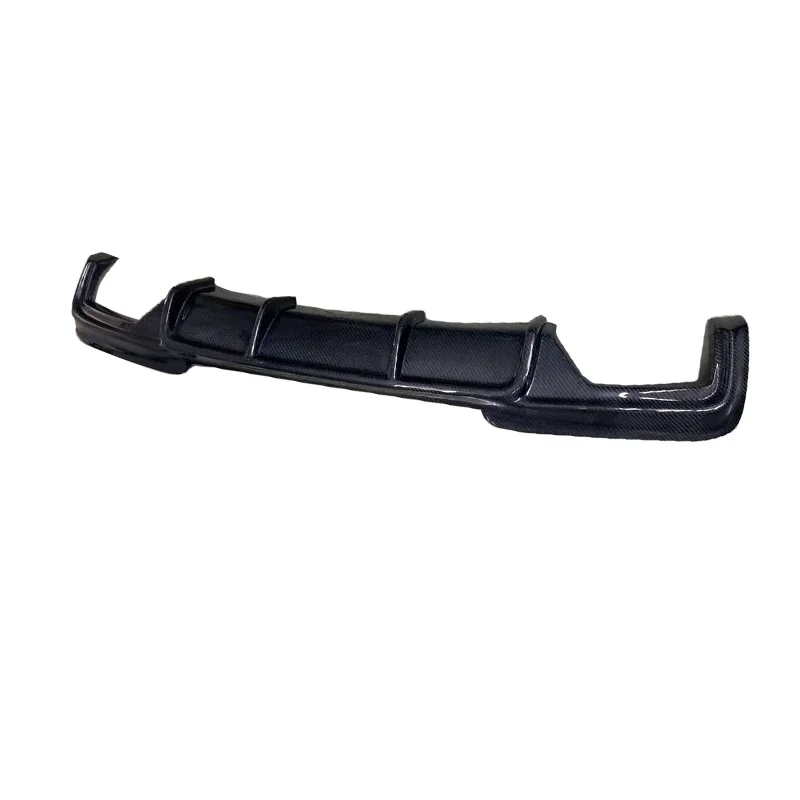 product tiypeor carbon fiber rear spoiler rear lip diffuser lip for bmw 5 series f10 f18 520i 528i 530i 535i m5 v style568-9