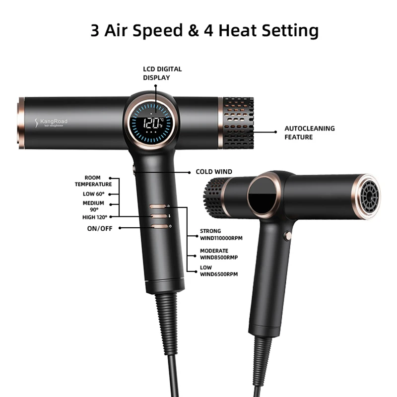 Manufacturers Hair Dryer 110000 Rpm Brushless Motor Ionic Blow Dryer