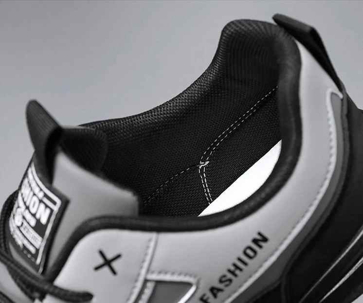 New Men's Breathable Mesh Sports Shoes Thick Sole Sports Shoes Men's Casual Running Shoes