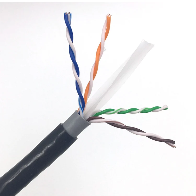 Outdoor Cat 6 Cat 6a Copper Comonication Cable CCA UTP 305 M(id