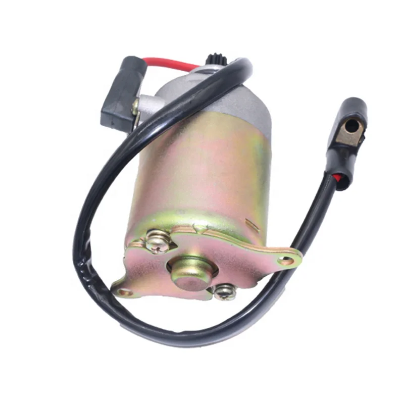 Скутер GY6 125cc 150cc 12 вольт электрический стартер для детей в возрасте от 9 зубы двигателя скутер запчасти