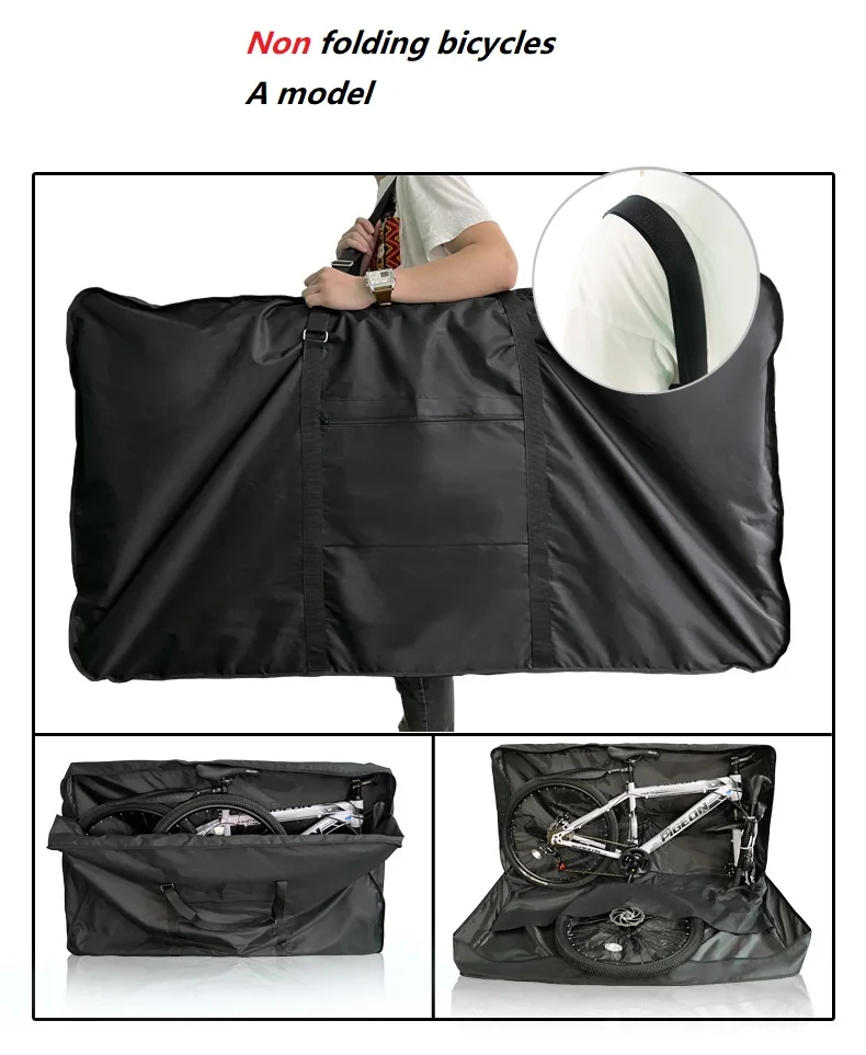 Borsa Da Trasporto Per Bicicletta Pieghevole 14-20 Pollici - Verde, In Tessuto 600D, Impermeabile, Multifunzione (Usabile Come Tappetino)