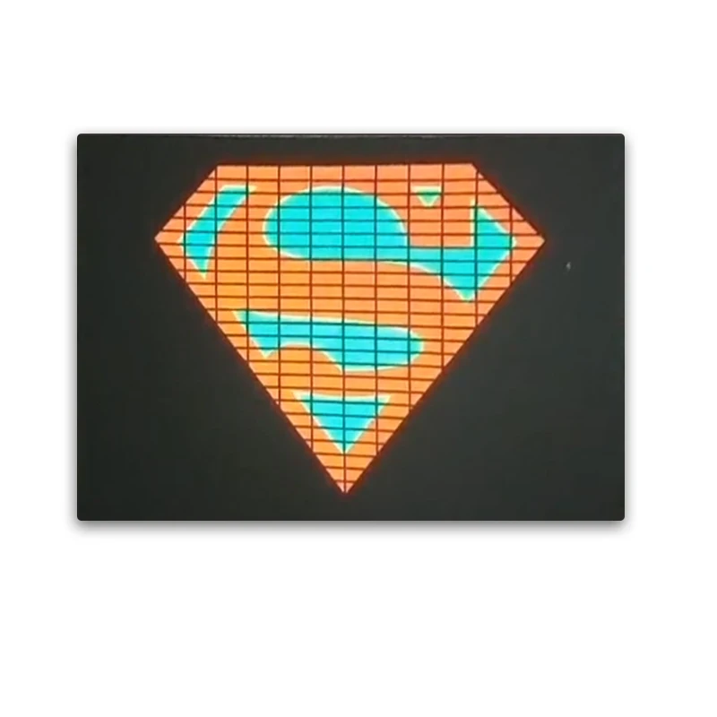 custom Led light music active wireless el panel custom sound activated el panel logo patch for party hat