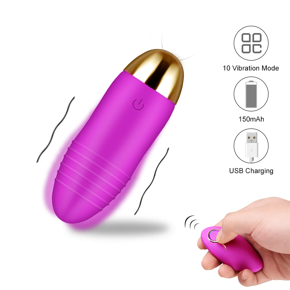 Best Selling Sex Toys Silent Waterproof 10 Speed Jump Egg Wireless Remote Control Women Electric Vibrator