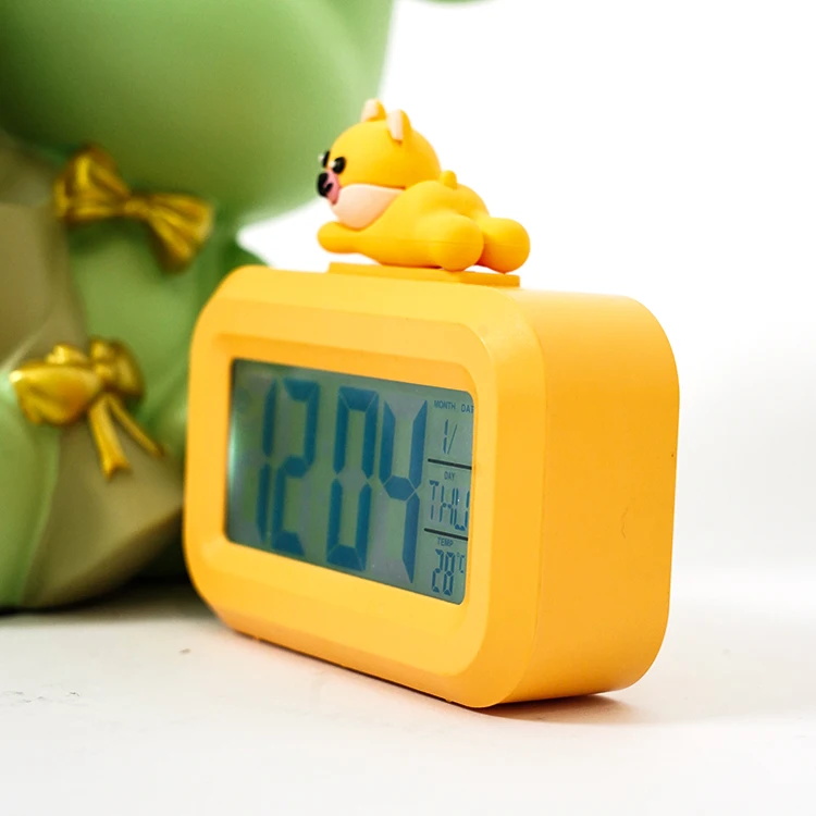 Alam Jam Meja Alarm Led Digital, Jam Meja Elektronik Dengan Kalender LCD Lcd Table Clocks