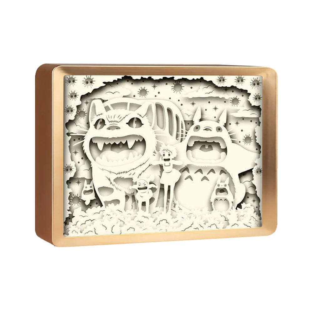 Cut Light Box 3D Shadow Box Night Light Led Lamp 2026 High Quality Anime Paper Bedroom Decoration Cartoon 60 Mixed ABS and Paper
