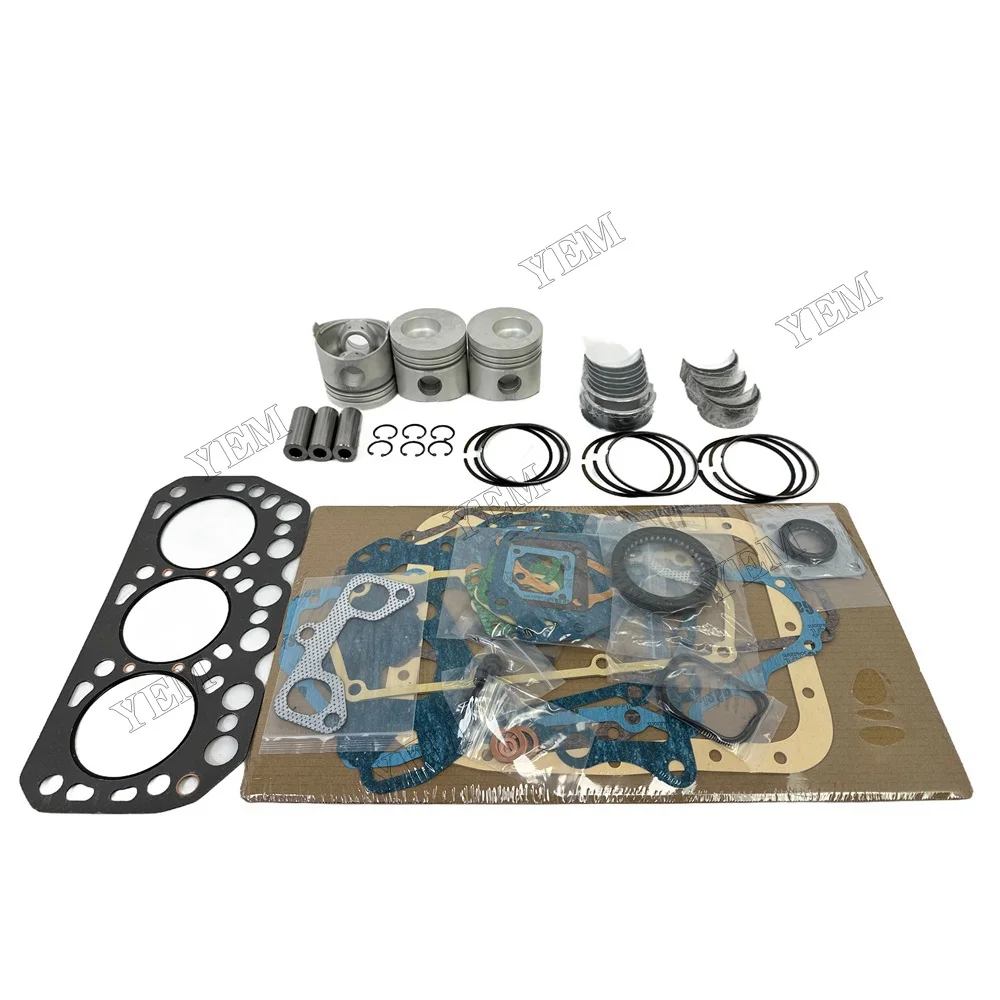 K3M Overhaul Rebuild Kit for Mitsubishi Engine 1140 Compact Tractor Parts