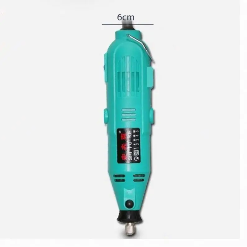 TEBAK Variable Speed Mini Electric Drill Grinder  Rotary Tool Set for Engraving Sanding Straight Grinders