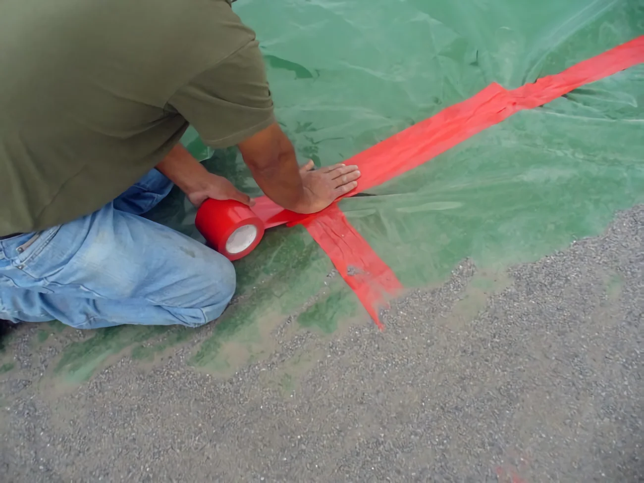 Sheathing Tape Epoxy Release Vapor Barrier Tuck Tape For Doors And