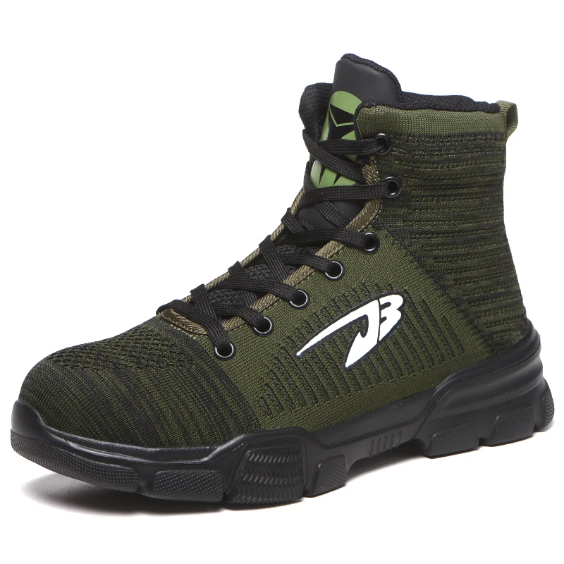 Men's Safety Work Shoes Steel Toe Boots Indestructible Reflective Sport Sneakers 