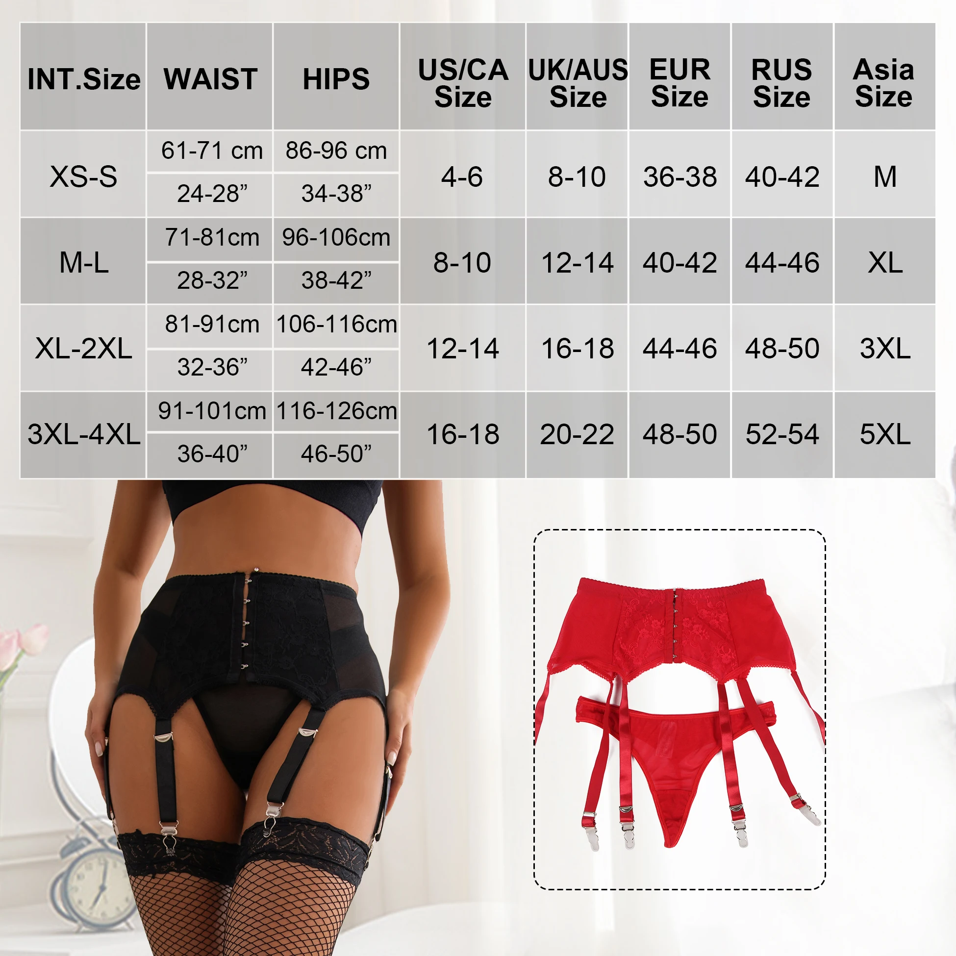 XL/3XL/5XL Custom Queen Size Female Underwear Two Pieces Set Women Sexy Lingerie and Garter Belt With Adjustable Suspenders Elas XL/3XL/5XL Custom Queen Size Female Underwear Two Pieces Set Women Sexy Lingerie and Garter Belt With Adjustable Suspenders Elas