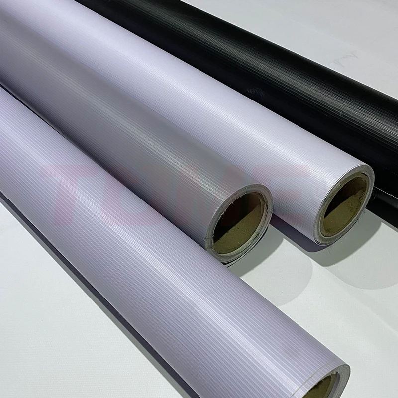 3.2m Solvent Printer Flex Banner Frontlit 440 Gsm Flex Banner High Glossy Pvc Flex Banner Roll Stock Lot