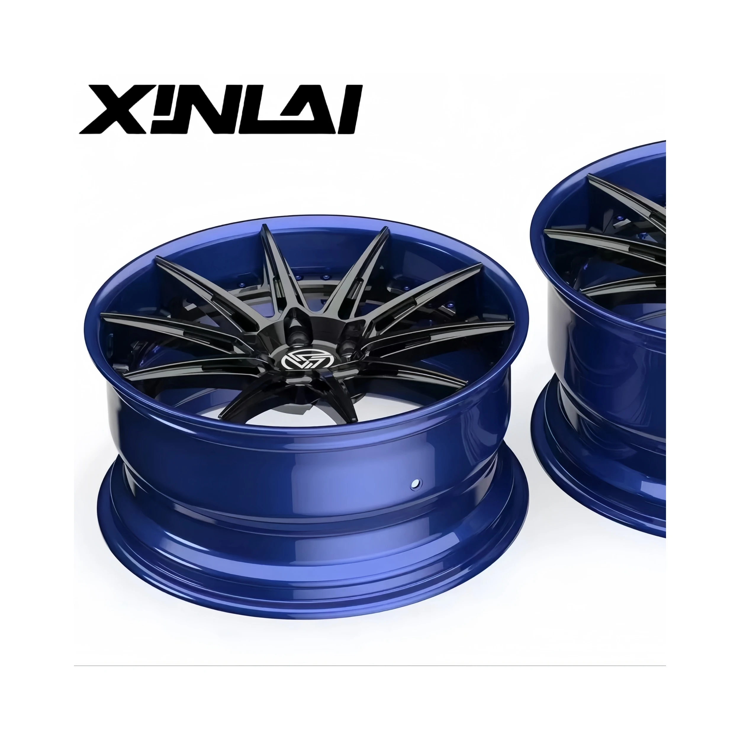 XINLAI 2 Piece Forged Wheel Polished Brushed Custom 5x120 Wheel 18 19 20 21 22 Inch Rims Passenger Car Wheel for Car - Image 1