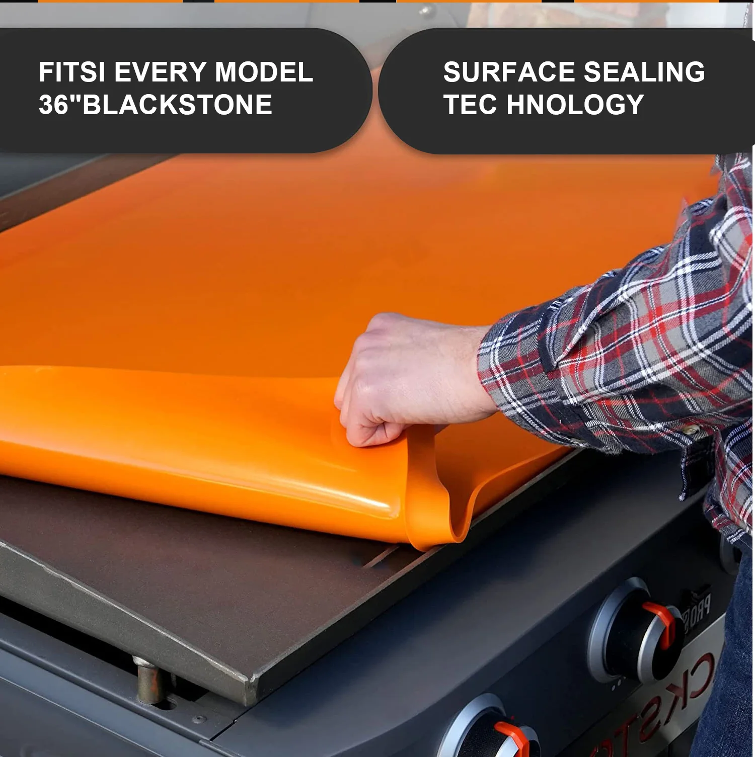 Nonstick Bbq 36 Inches Silicone Grill Cover Oven Protection Mat Food