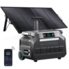 Black + 400W solar panel