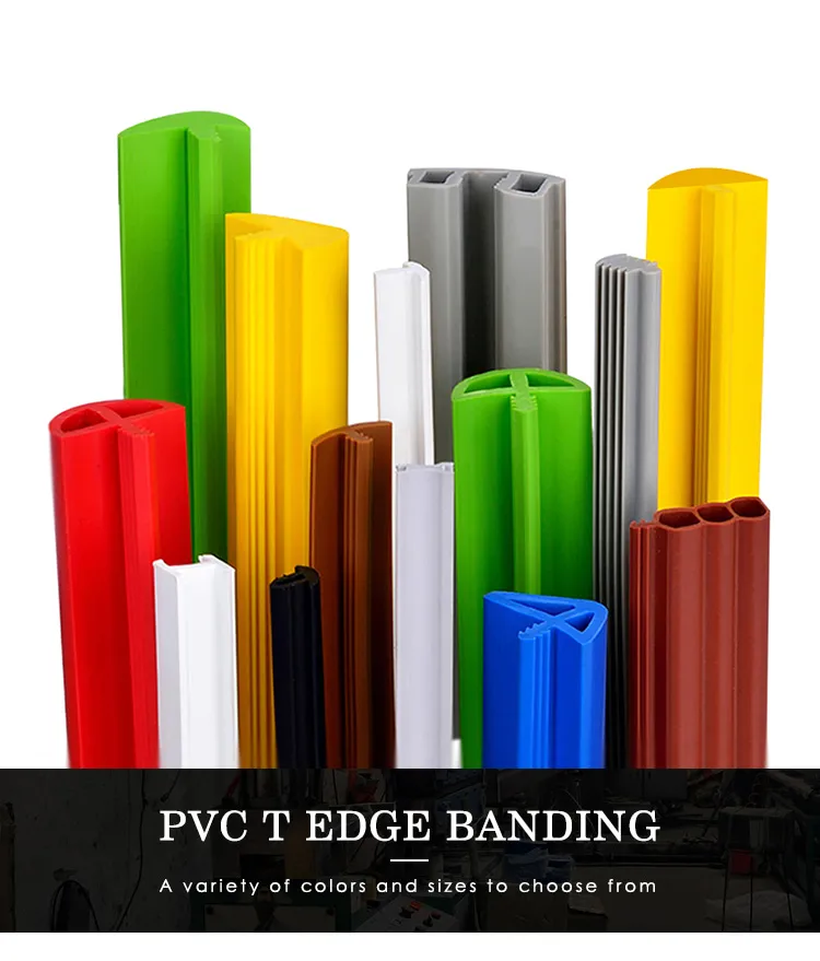 Toco Mm Flexible Pvc Rubber T Molding Profiles Plastic T Edge Banding Furniture Edging