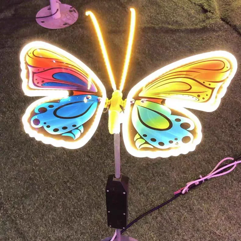 led butterfly garden lights