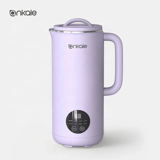 Ankale vegan oat soya chocolate home machine wiht automatic cleaning 800ml soy bean electric heating blender