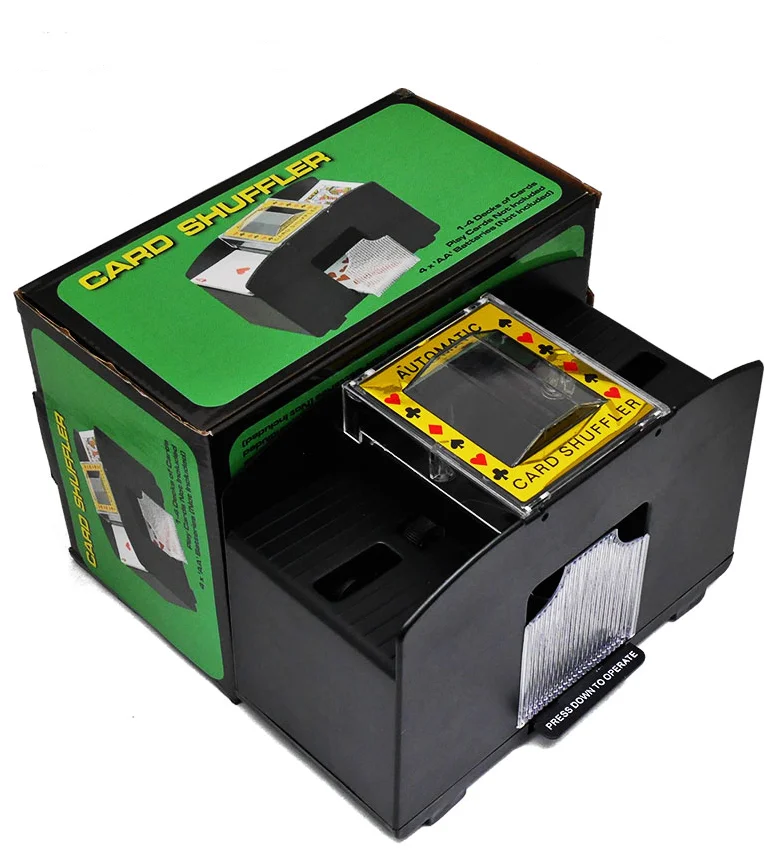 Epsilon 4-deck Card Shuffler & Poker Machine With Built-in