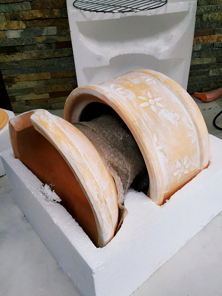 Наружная глиняная пожарная химинея для дома и