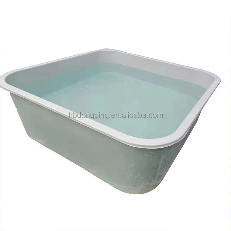 Square Fish Pond Frp Aquaculture Container for Commercial Fish Culture System Frp Incubation Pool Fishpond Fiber Glass Fish Pond