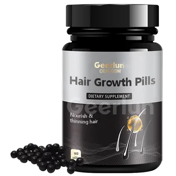 Factory OEM ODM Hair Growth Pills Biotin Horsetail Extract Supplements Nourish Thinning Hair Promote Thicker Hair Capsules