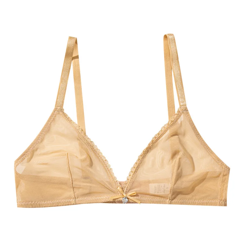870 red triangle bralette side view