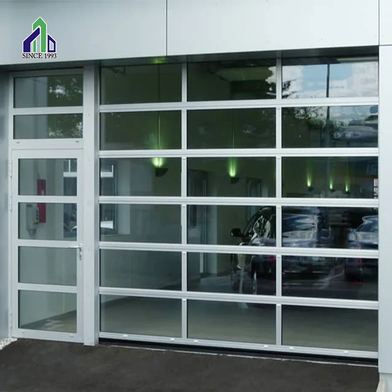 Cheap Garage Doors Residential Automatic Factory Direct Supply Automatic Garage Plain Glass Door Commercial Garage Door 10x10