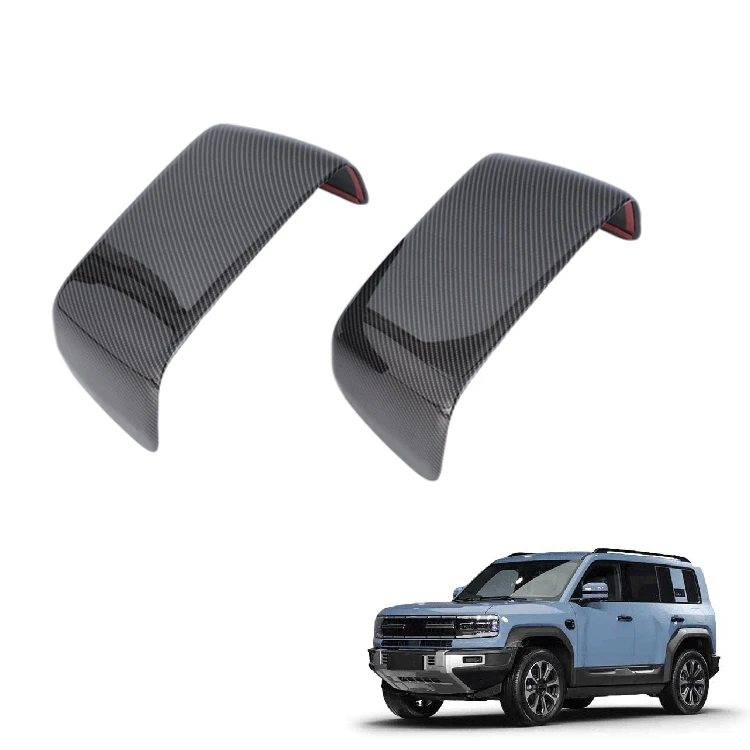 Seat Headrest Panel for FangChengBao Leopard 5 Accessories ABS Carbon Fiber Pattern Seat Rear Panel Trim Interior Accessory