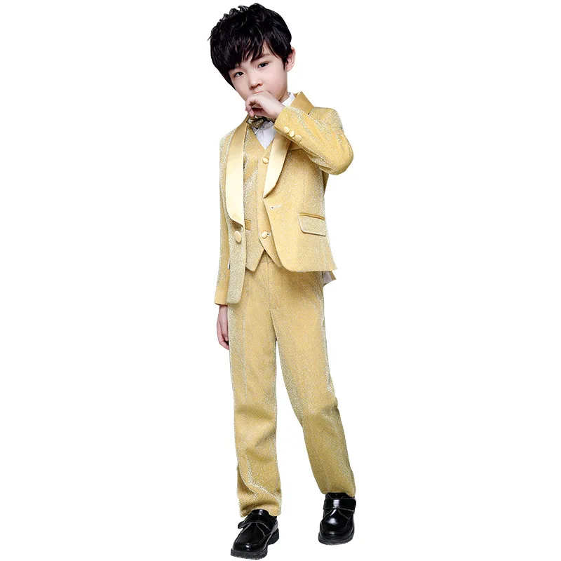 En Gros Mince Jaune Enfants Garcons Parti Porter Des Costumes Ensemble Bebe Garcon Smoking De Mariage Pour Enfants Buy Costumes De Garcon En Gros Costumes De Mariage De Garcons Smoking De Mariage D Enfants