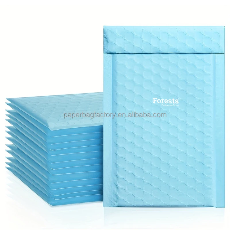 Recyclable Ecofriendly Customize Color Poly Pink Wrap Packaging Bag