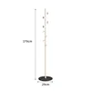 Round disc style, white stand, black base, marble base
