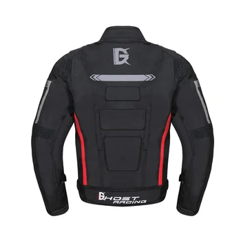 GHOST RACING Waterproof Motorbike Jacket for Adventure Riding