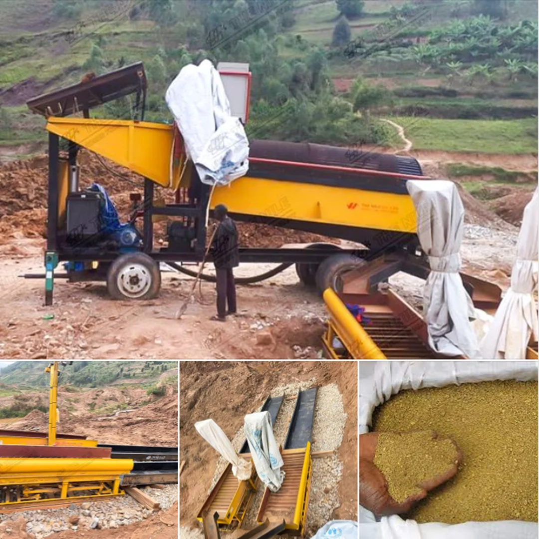 Mini Portable Gold Sand Washing Machine Alluvial Placer River Gold Washing Machine