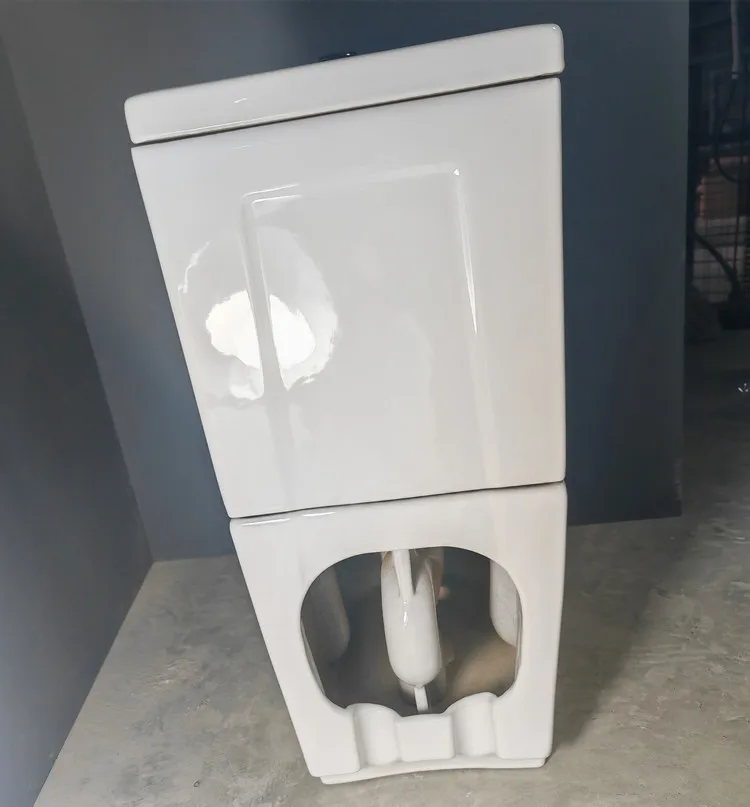 Bathroom Siphonic Flush S Trap Toilet Sanitary Ware Ceramic Dual Flush Toilet Set Two Piece Toilet