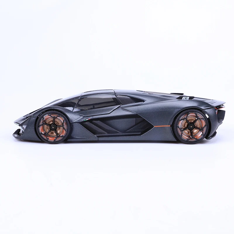 Bburago 1:24 Lamborghini Terzo Millennio black alloy car model