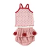 Pink polka-dot set