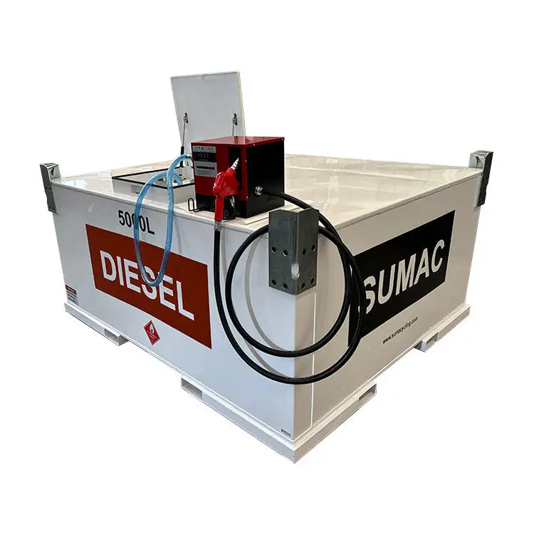 Sumac 5000 Liter steel bunded petrol fuel tank diesel