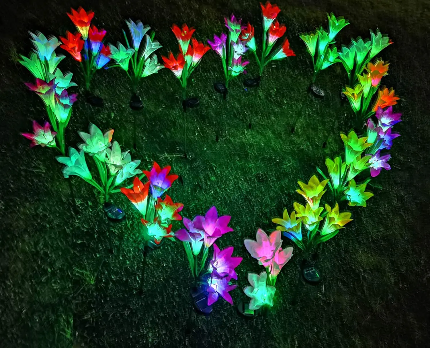 LED Solar Simulation Rose Flower Light Home Decorative Flower Lights Garden Decoration Lawn Lamp Waterproof Landscape Rose Light