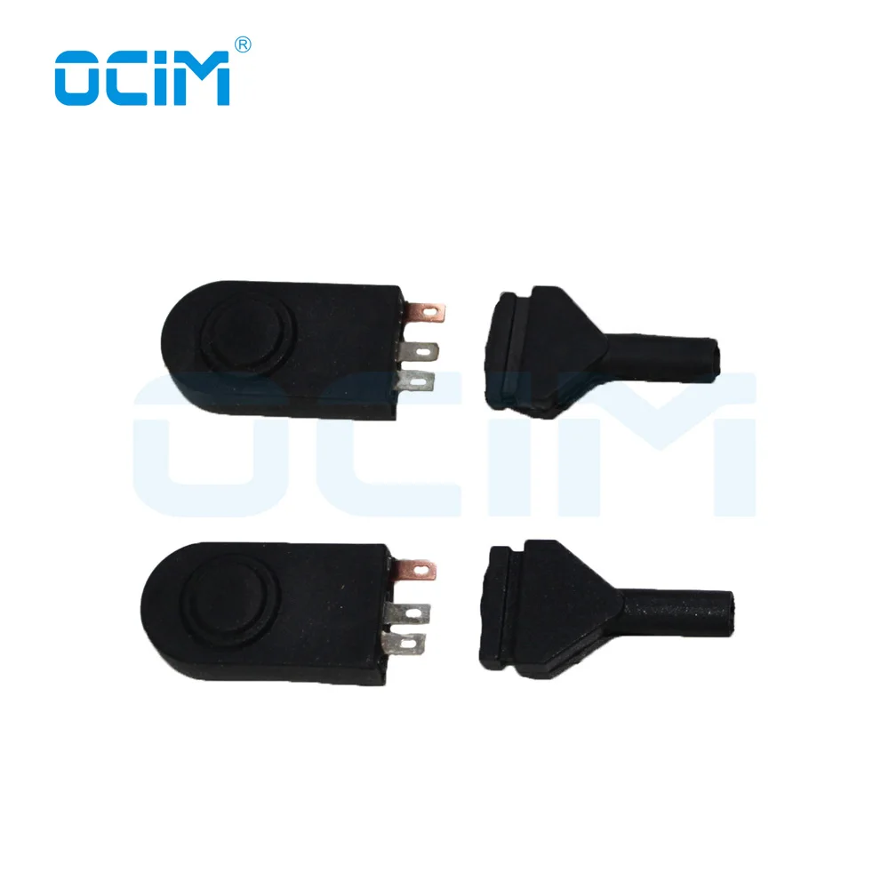 OCIM Tig Welding Torch Flat and Bulbus Single Trigger Switches Model SW-1 Black With/Without Cable