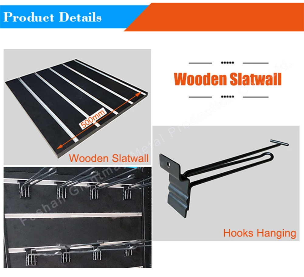 High Quality Metal Cell Phone Case Shop Slatwall Rack for Retail Store Shelve Mobile Accessories Display Stand