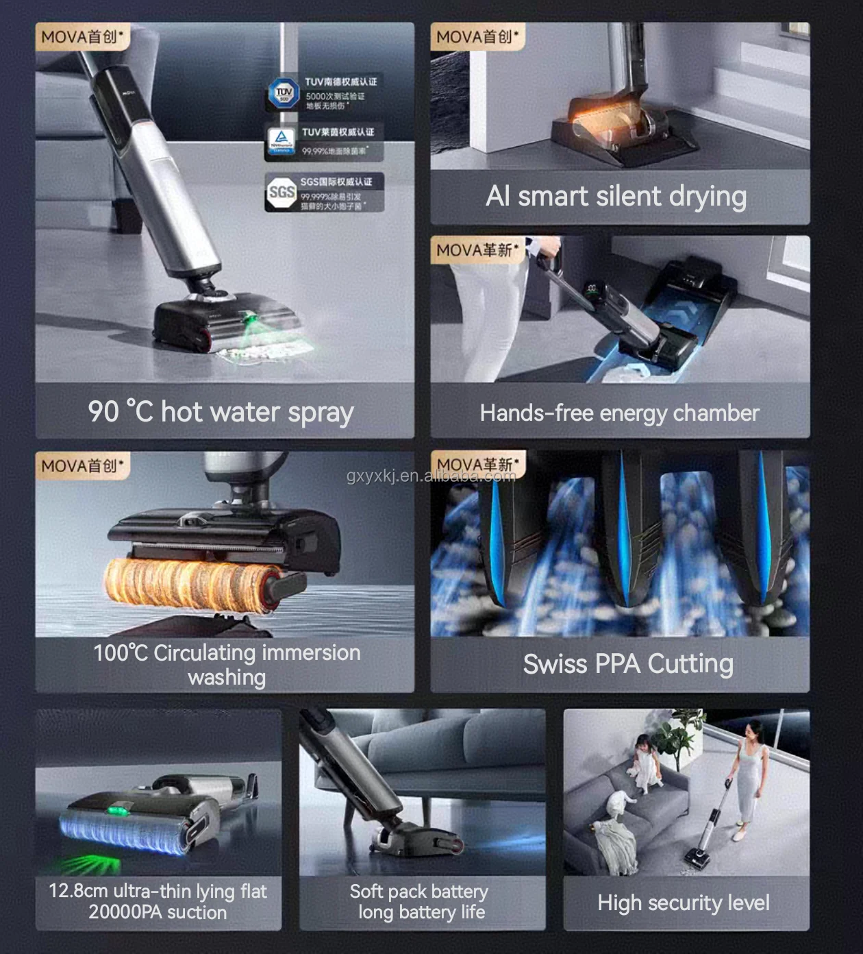 MOVA X40 Pro - Handheld Washer Vacuum Cleaner for Multi-Surface