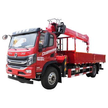 Factory Price Small Truck Mounted 4 Ton 5 Ton 8 Ton 10 Ton 12 Ton 16 Ton Lift Hydraulic Boom Truck with Crane