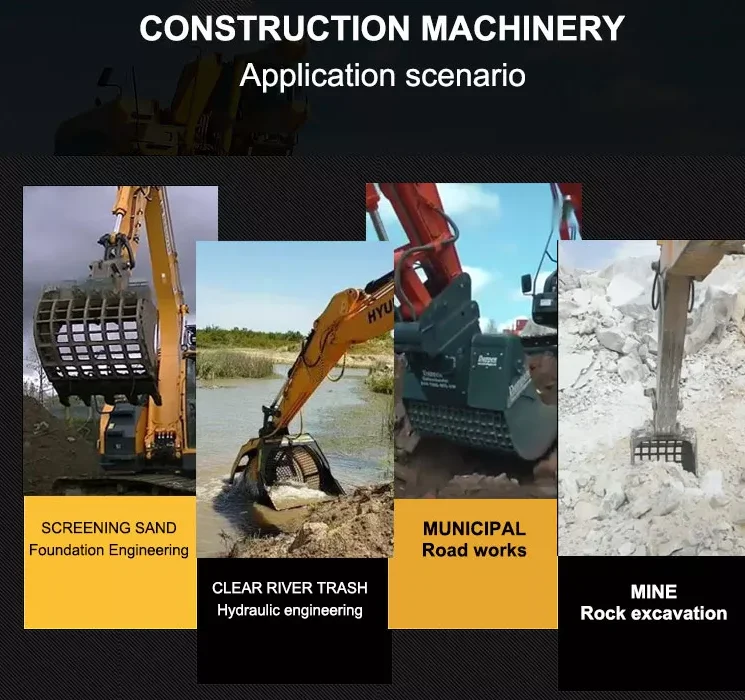 Monde Skeleton Bucket Various Sizes Width Skeleton Bucket For Excavator