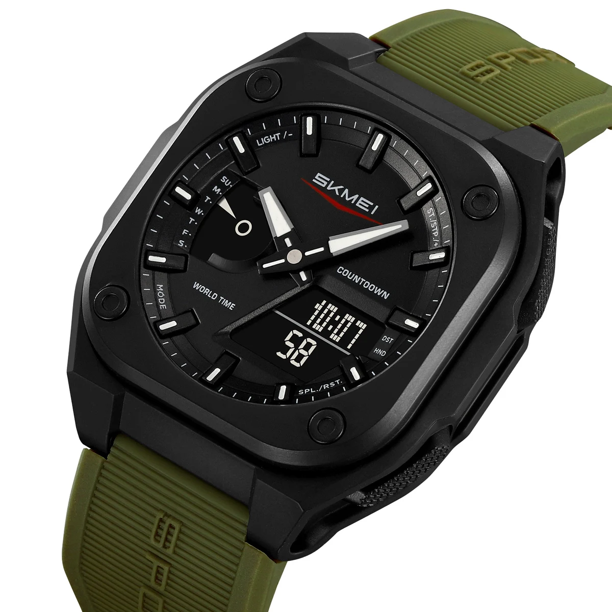 SKMEI 2328 Men's Dual Time Display Analog & Digital Outdoor Sport