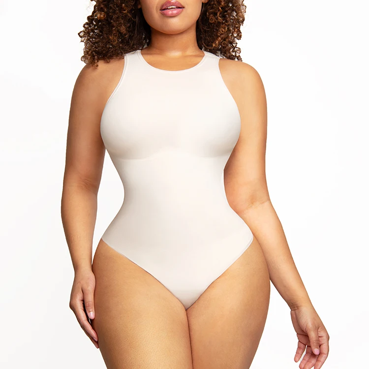 Hexin Fashion 2023 New Design Spring Thong Tummy Control Shaper Shapewear Bodysuit For Women