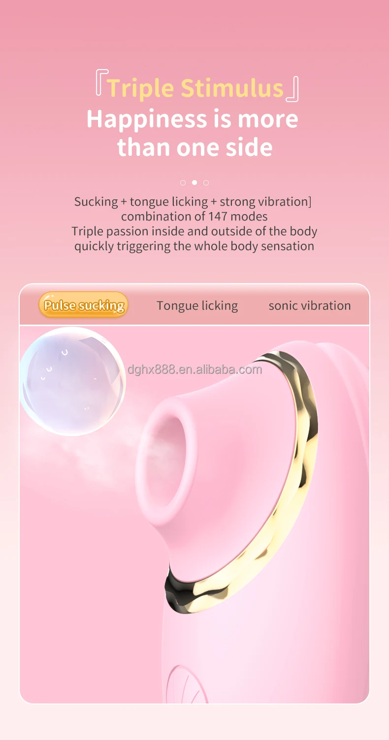 Tongue-licking and sucking function demonstration